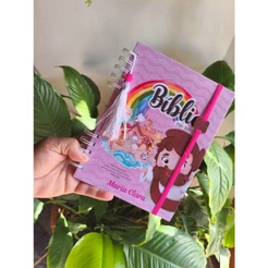 Bíblia Infantil Personalizada 144 páginas ilustrações e texto de fácil leitura Capa dura Laminada