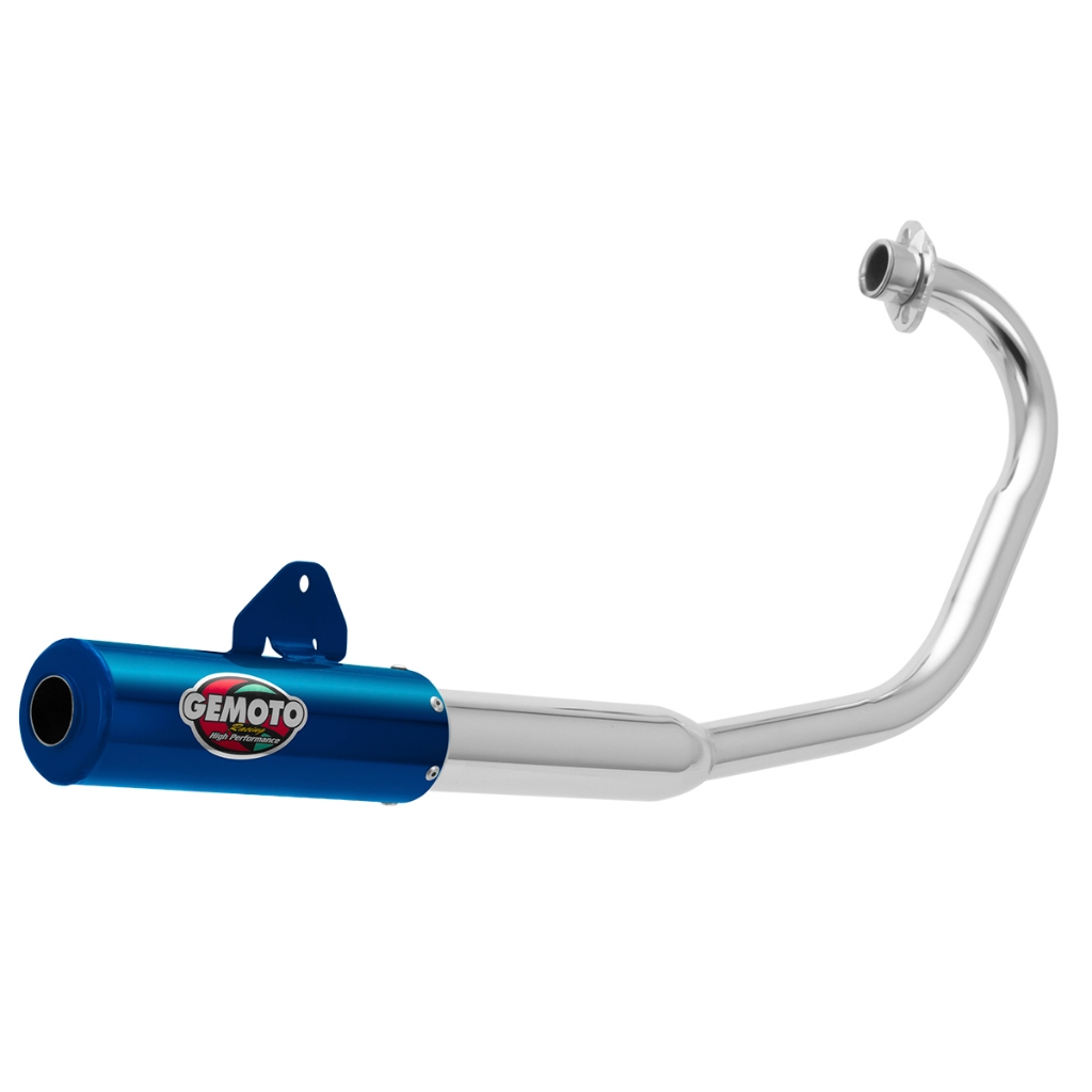 Escapamento Moto Racing Gemoto Compatível Com Titan ESD 150 2004 a 2008 em Oferta na Shopee