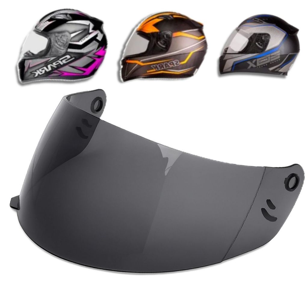 Viseira Capacete Ebf New Spark Ezerox E0X Antirrisco em Oferta na Shopee