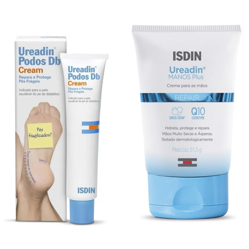 Hidratante Para Mãos ISDIN Ureadin Manos Plus 52,25g - Hidratante para os Pés Isdin Ureadin Podos DB 102g