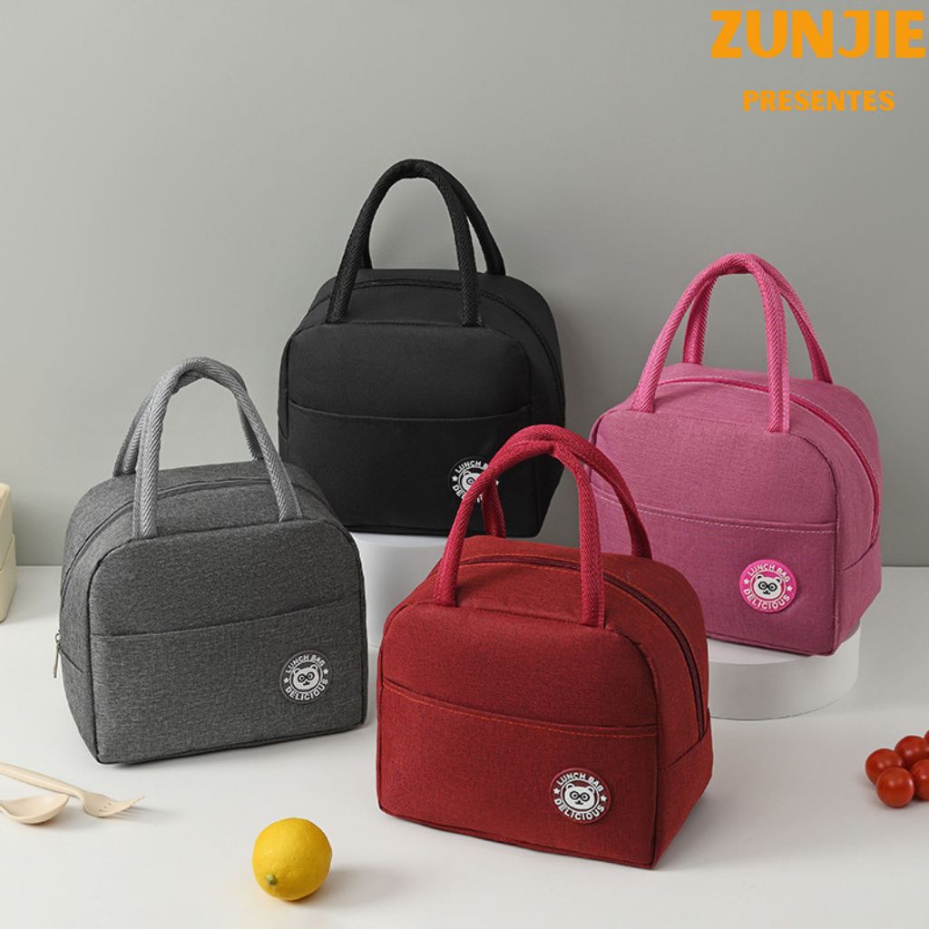 Bolsa Térmica Lancheira Marmita com Isolamento Térmico / FTL-B009 em Oferta na Shopee