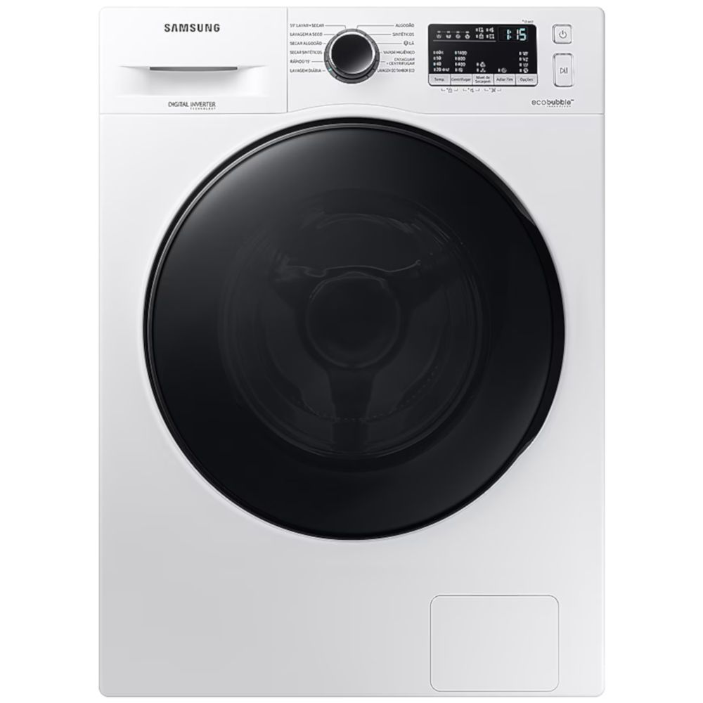 Lava e Seca Samsung WD11A Ecobubble 11kg 12 Programas em Oferta na Shopee