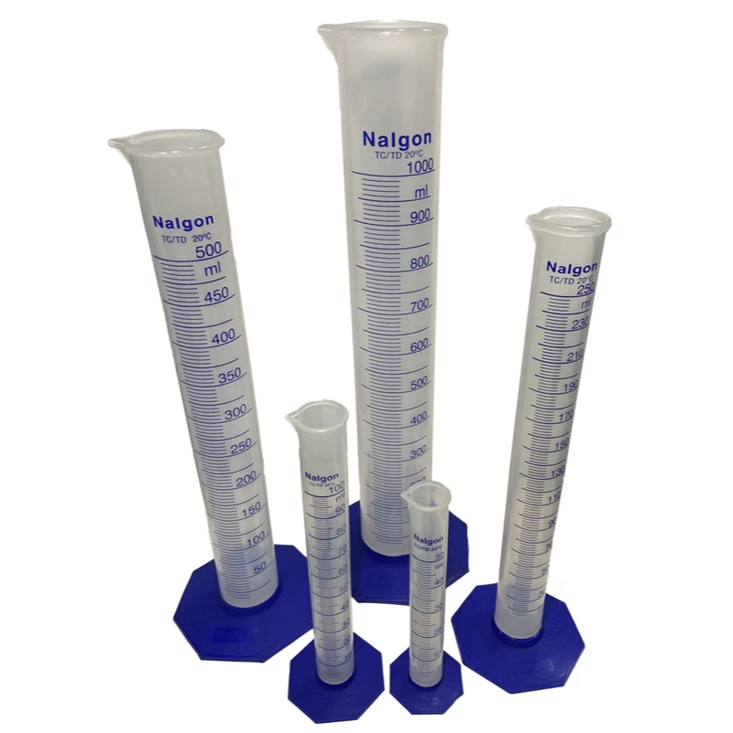 PROVETA DE PLÁSTICO GRADUADA VARIOS TAMANHOS BASE HEXAGONAL PP + BRINDE em Oferta na Shopee