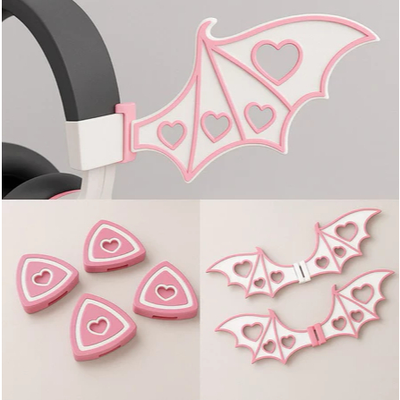 KIT Suporte para headset fone + Orelhas e asinhas para headset fone