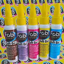 Kit Corante Soft Gel FAB 25g –ENVIAR CORES POR MENSAGEM -  Comestível para Bolo & Confeitaria em Oferta na Shopee