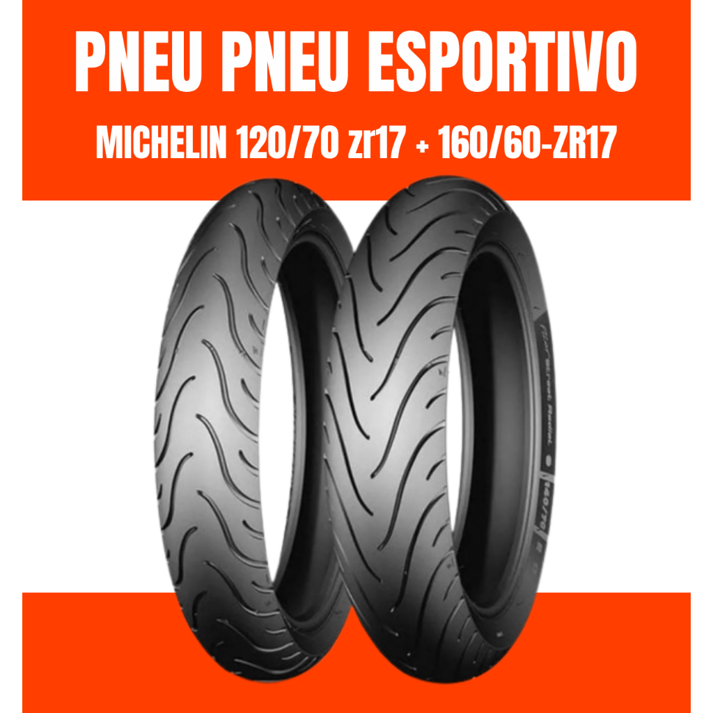 Par Pneu Hornet Ninja Sv650 Michelin 120/70zr17 160/60zr17