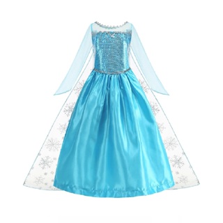 Vestido Fantasia Infantil Frozen Rainha Elsa em Oferta na Shopee