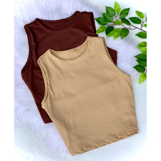 kit 2 blusinha feminina  cropped feminino canelado casual academia do 36 ao 50 em Oferta na Shopee