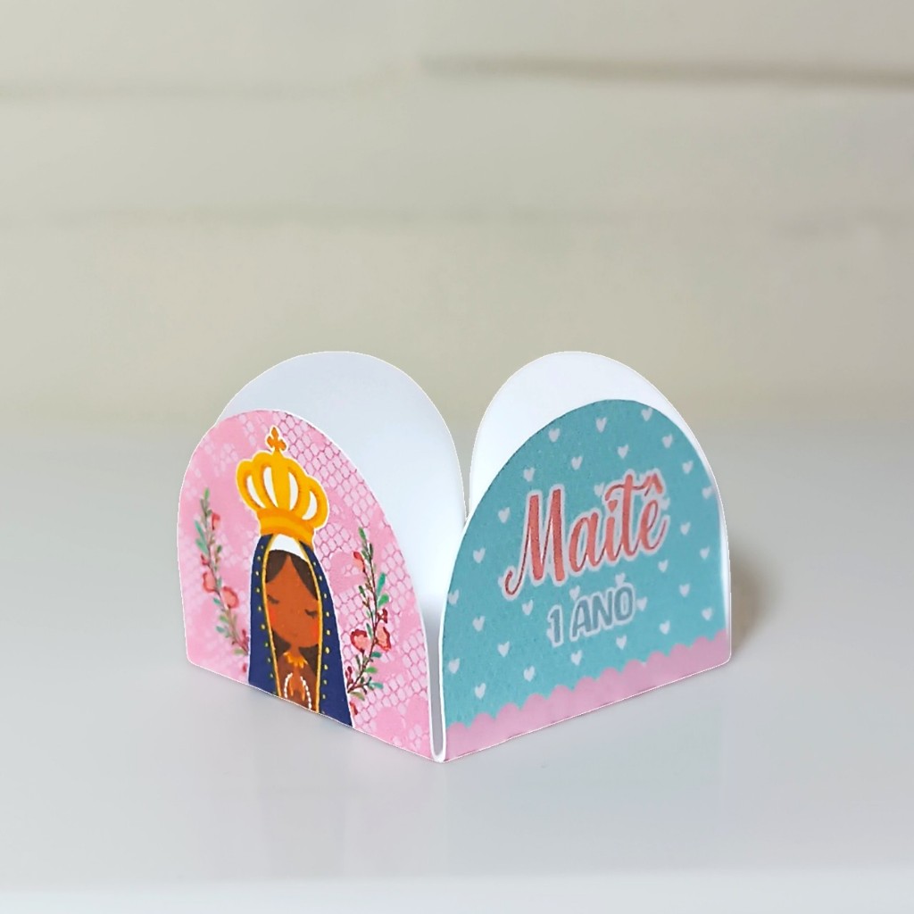 Forminhas de Doces Personalizadas Nossa Senhora Aparecida | Brigadeiro Docinho Decoração Festa Aniversário Lembrancinhas