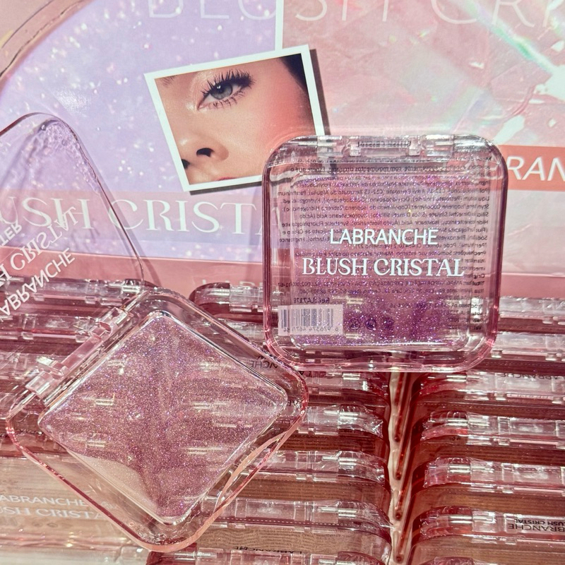 Blush Cristal Mágico Transparente - Labranche，Textura Leve e Brilhante para Pele Natural,Efeito Dewy em Oferta na Shopee