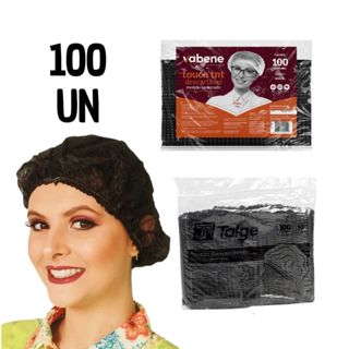 Touca TNT Descartável - 100 unidades Pretas em Oferta na Shopee
