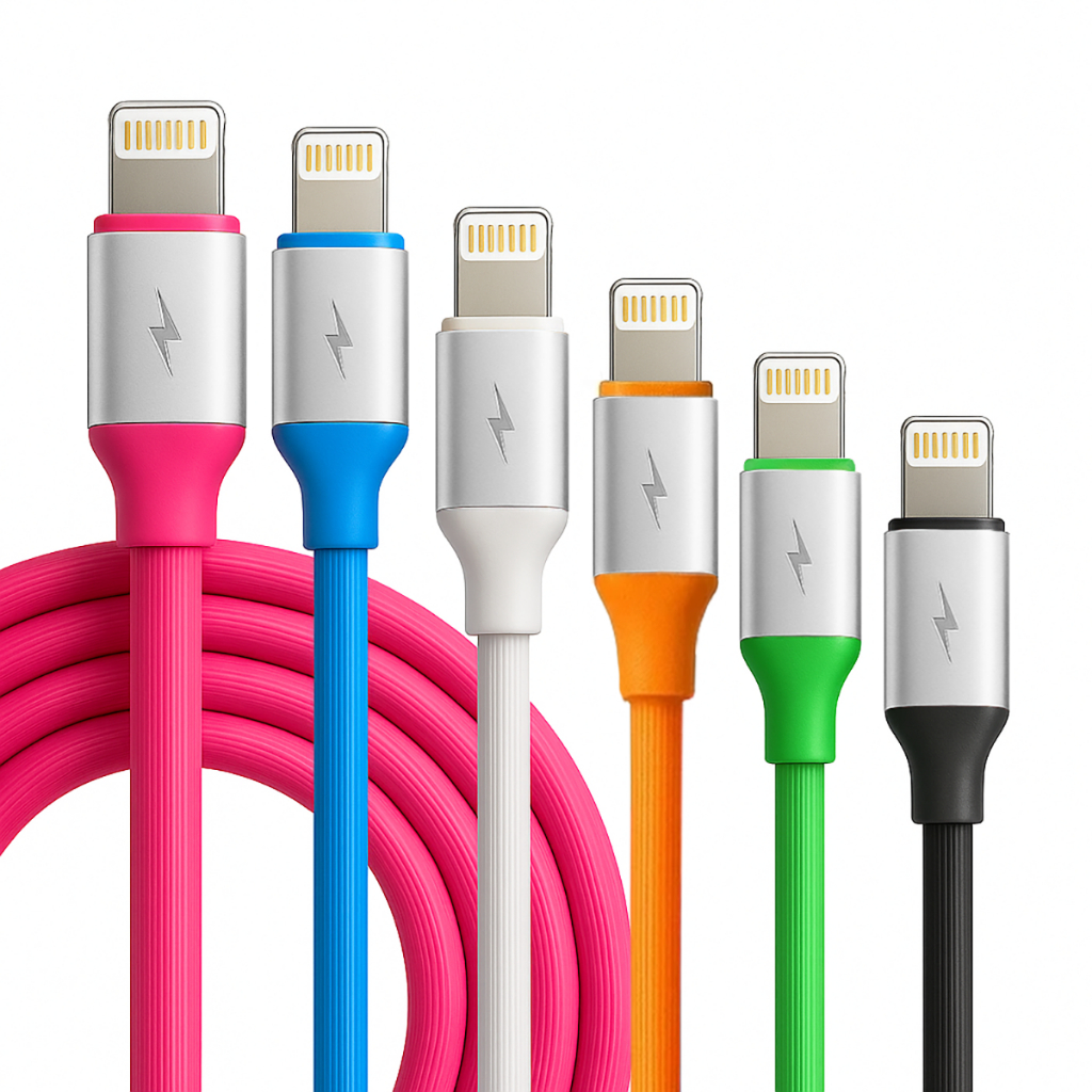 Cabo iPhone Lightning 2m Carregamento Rápido Revestimento Emborrachado Apple em Oferta na Shopee