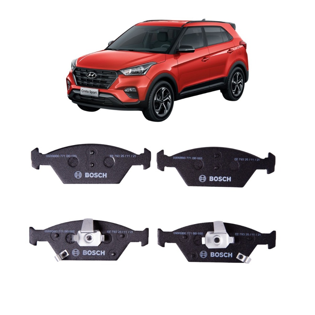 Pastilha Freio Creta Dianteira 2016 2017 2018 2019 2020 2021 em Oferta na Shopee