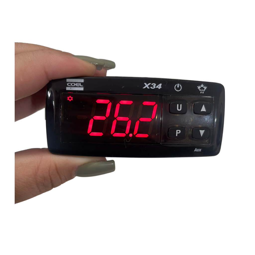 X34-HRRBE-CS--P---- CONTROLADOR TEMP. REFRIG 35X78MM 100~240VCA
