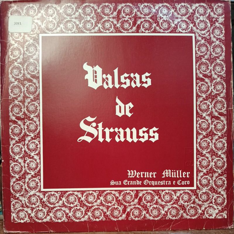 LP Werner Müller, Sua Grande Orquestra E Coro – Valsas De Strauss (513)
