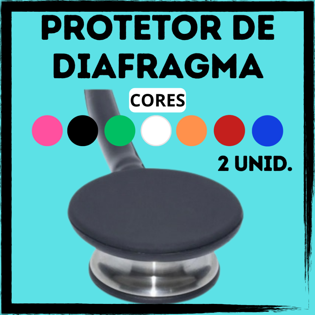 Protetor de diafragma para estetoscópio - 2 Unidades