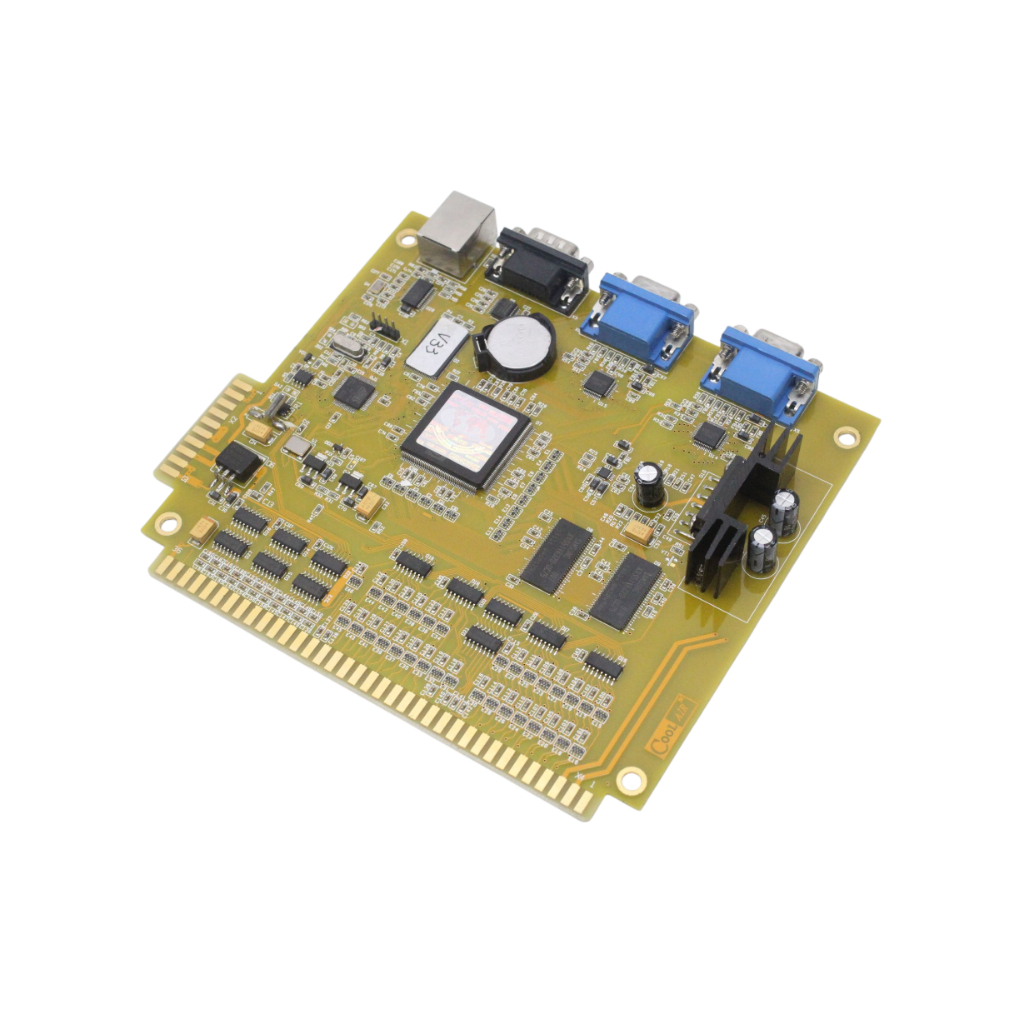 Placa de Video PCB Amarelo Para Maquina de Jogos CoolAir V33