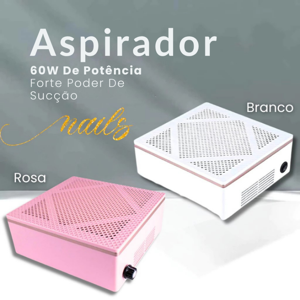 Aspirador Sugador Coletor Pó Churrasqueira Bivolt Alta Capacidade Nail Design - SQ7014 em Oferta na Shopee
