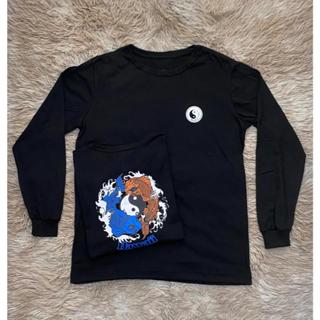 Camisa Manga Longa Yin Yang Carpa Algodão Lançamento em Oferta na Shopee