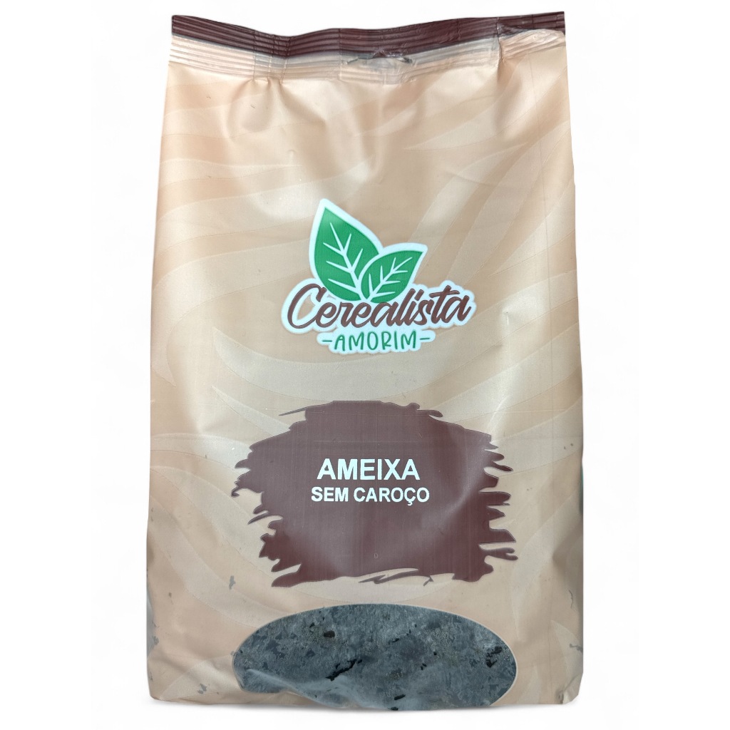 Ameixa Seca Sem Caroço 500g - Cerealista Amorim