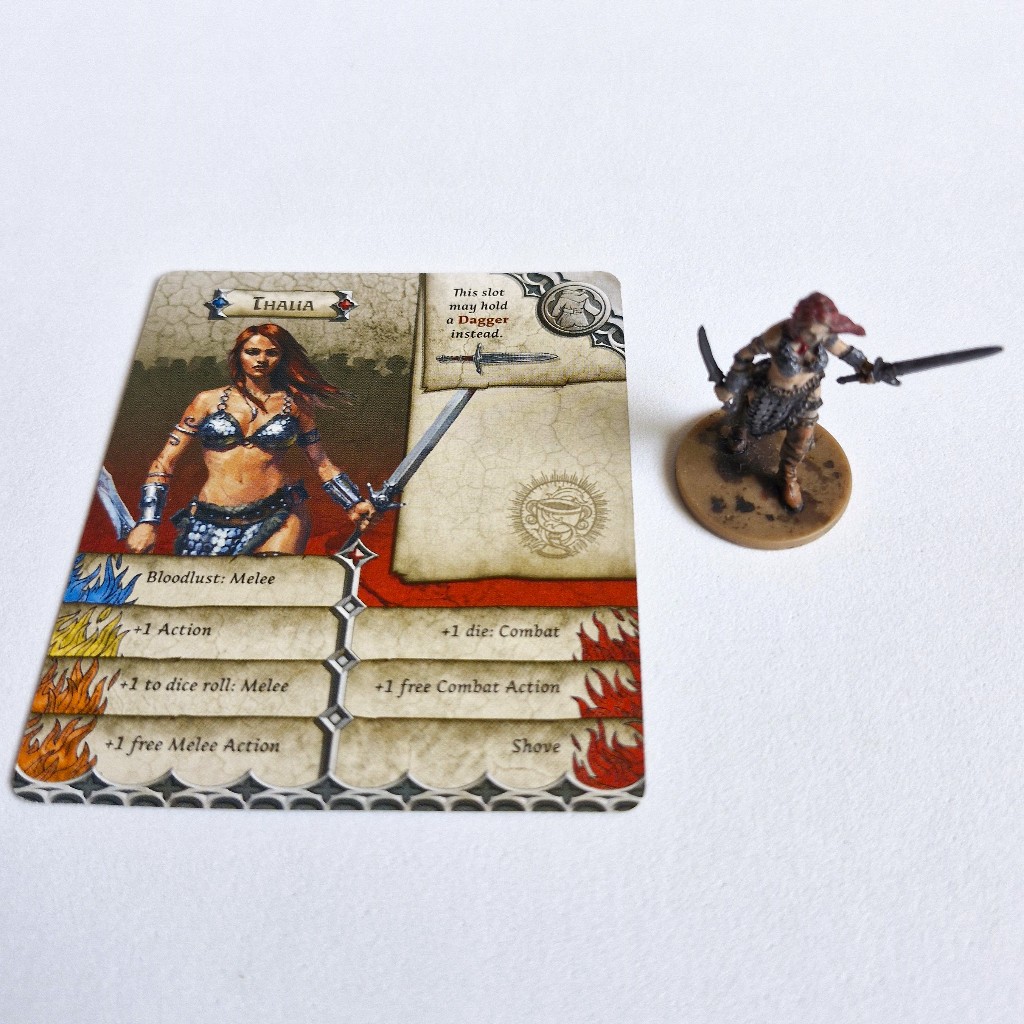 Thalia (c/ Pintura) - Survivor | Sobrevivente - Zombicide Black Plague / Green Horde Ks