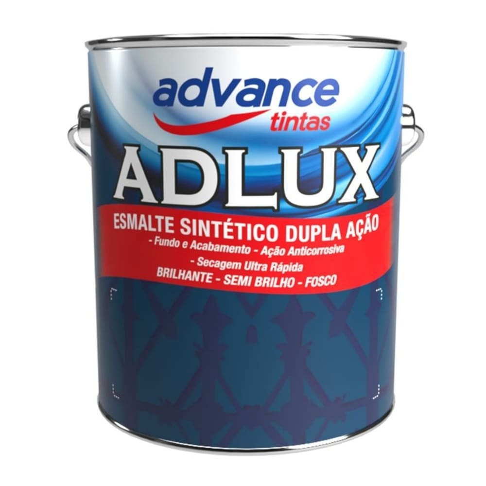 Esmalte Dupla Função Fosco Advance Adlux 560 Secagem Rápida 3,6L