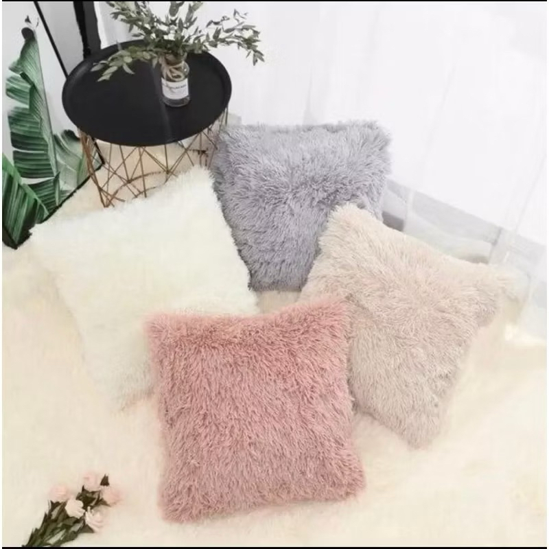 Capa de Almofada Pelúcia FelpPelo Alto 42x42cm-