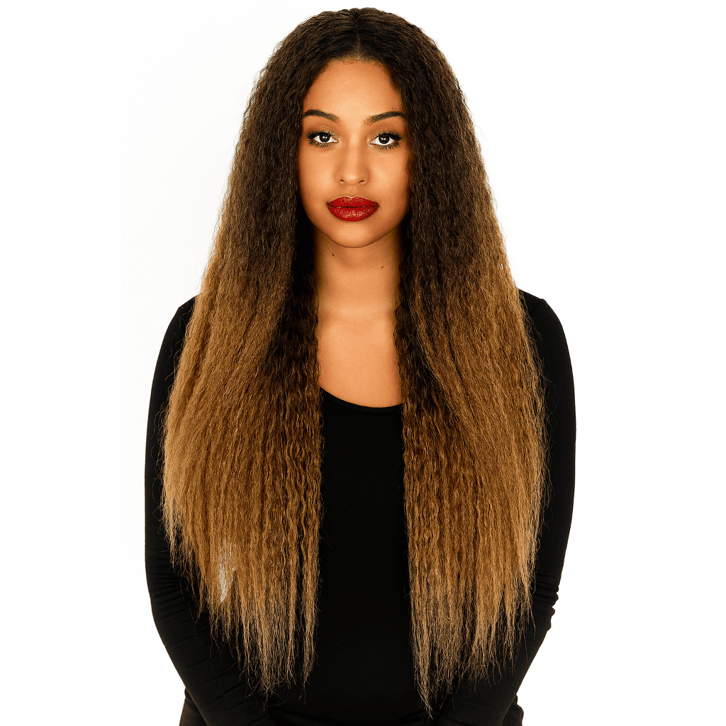 Peruca Cacheada 70Cm Fibra Organica Idêntica O Cabelo Humano em Oferta na Shopee