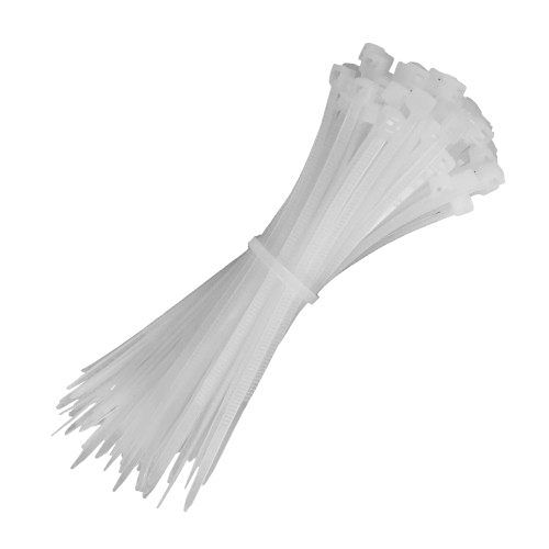 3.000 Unidades Abraçadeira De Nylon Cinta Plástica Enforca Gato Eda 8Ne 2,5x20cm Branca Presilha