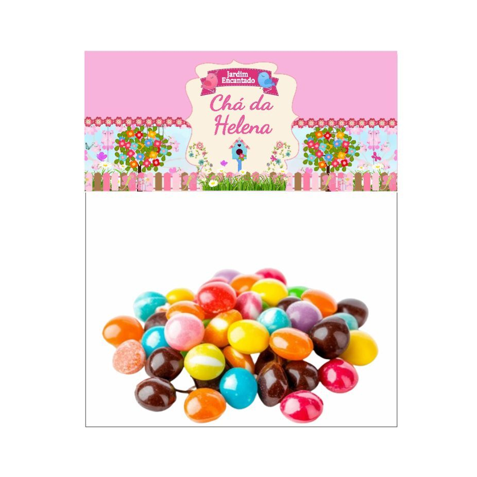 Lapela para Kit Jardim Encantado – Ideal para Saquinhos de Lembrancinha - Papelaria Personalizada