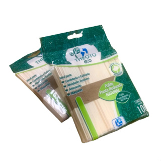 Palito Ponta Redonda Natural C/ 100 Un - Theoto em Oferta na Shopee