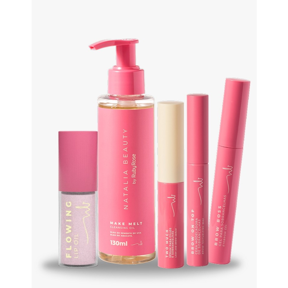 Natália Beauty by Ruby Rose - LANÇAMENTO - ESCOLHA O SEU - SKINCARE E SOBRANCELHAS -CERA, GEL, CLEANSING, LIP OIL, SERUM