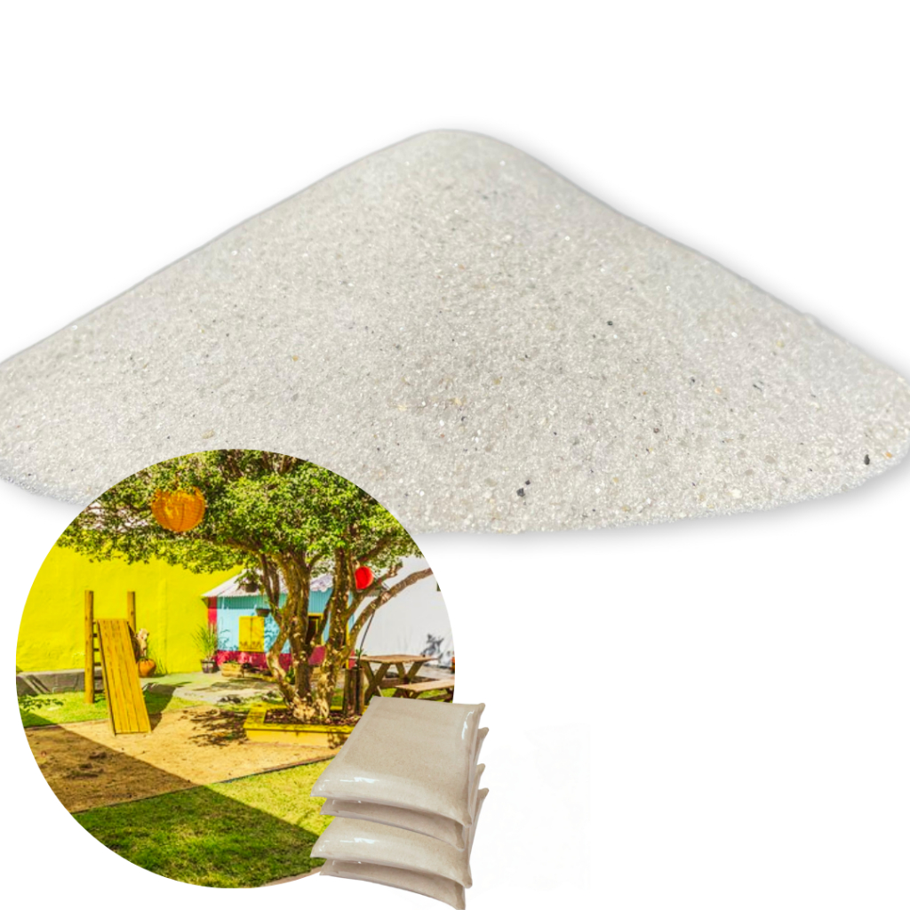 20kg Areia Branca Playground Parques Tanques Praia