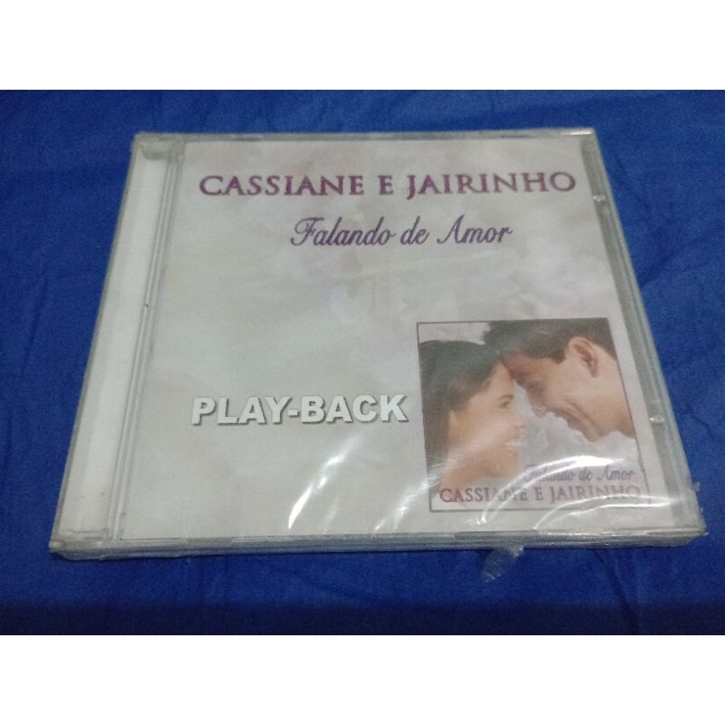 Play Back Cassiane e Jairinho Falando de Amor Lacrado Original MK Music Cd Play Back
