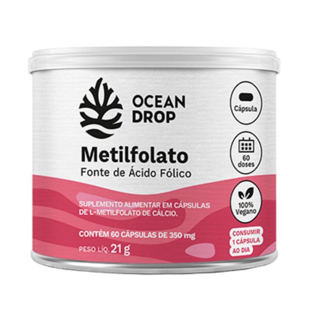 Metilfolato 60 caps 350mg- Ocean drop em Oferta na Shopee