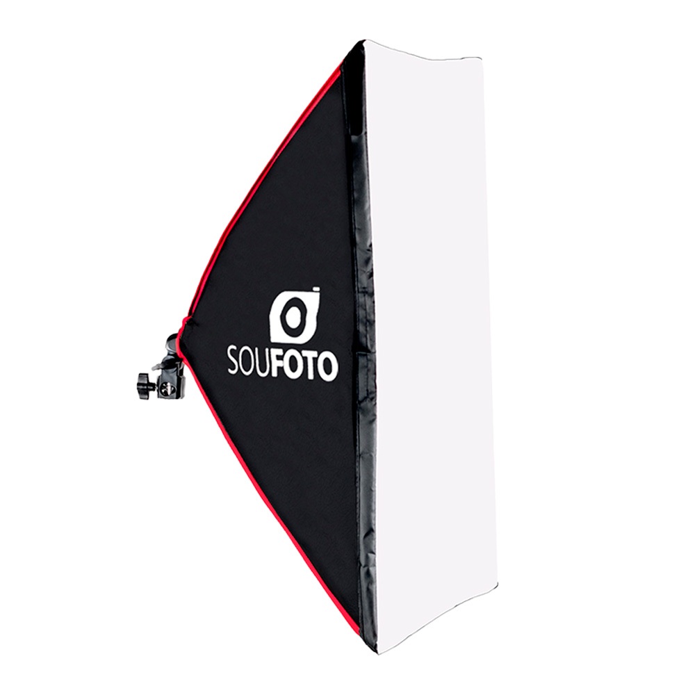 Softbox Sou Foto 50x70cm Preto ou Vermelho Luz Contínua Soquete E27 para Foto e Vídeo para Estúdios em Oferta na Shopee