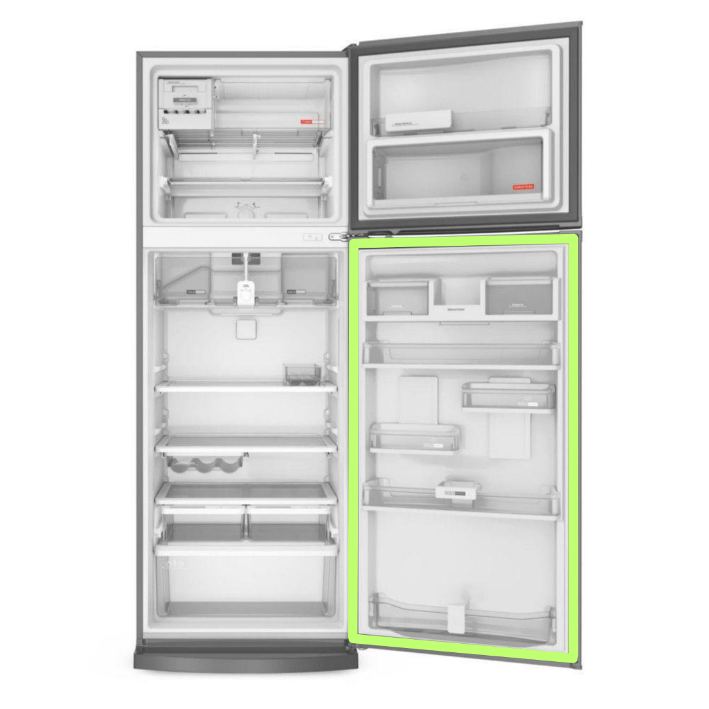 Borracha Compatível Geladeira Bosch Kdv47 116x68cm