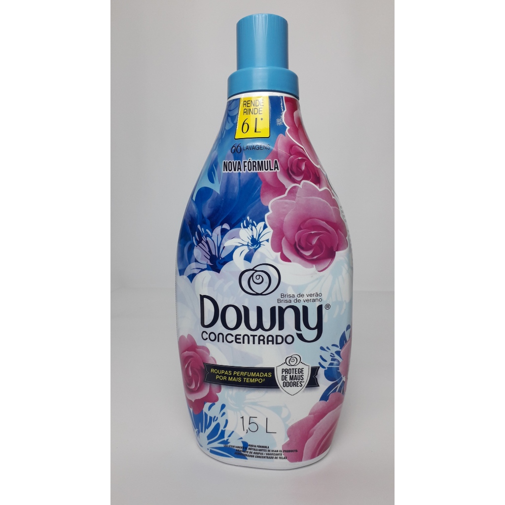 Amaciante Downy Concentrado Brisa de Verão1,5L Rende 6 Litros em Oferta na Shopee