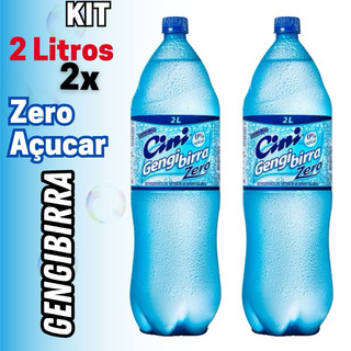 Kit 2 Refrigerante 2 Litros Gengibirra Gengibre Refri Cini Zero Açucar