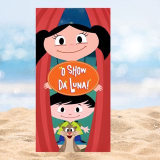 Toalha de Praia Infantil SHOW DA LUNA 70X140cm – 210G Secagem Rápida Praia Piscina em Oferta na Shopee