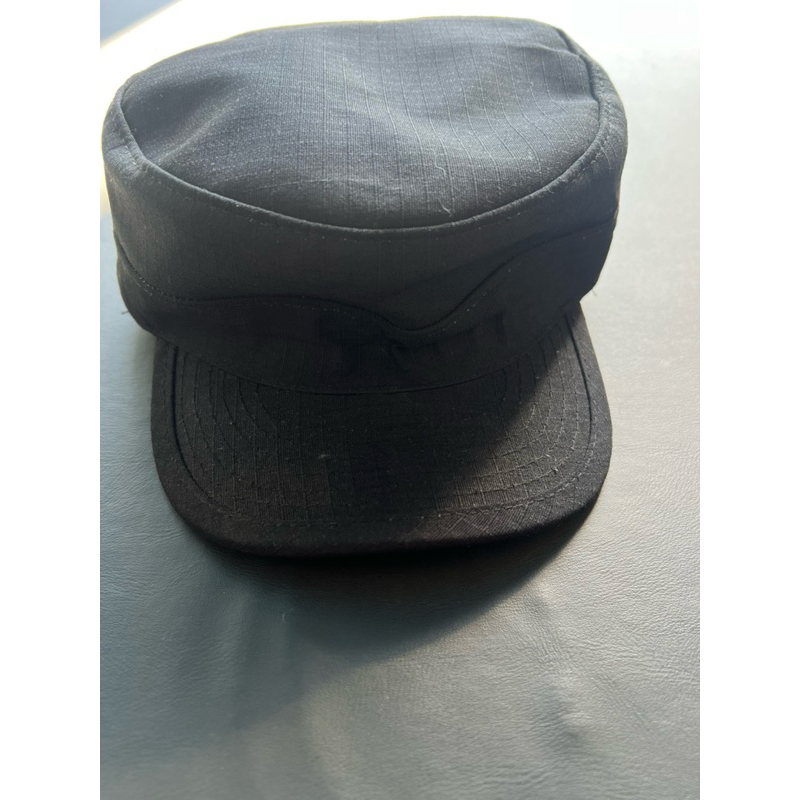 Gorro Militar com Aba - Rip Stop Preto, Modelo Operacional Sem Ajuste