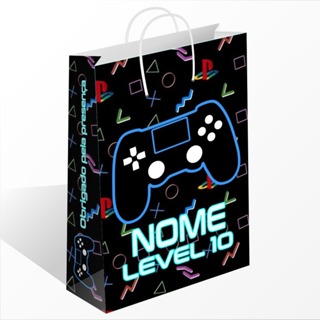 Sacolinha Video Game Personalizada com Nome Sacolinha Personalizada Sacolinha Surpresa em Oferta na Shopee