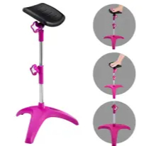 Tripé Apoio Suporte Pernas Pedicure Regulagem Rosa Dompel em Oferta na Shopee