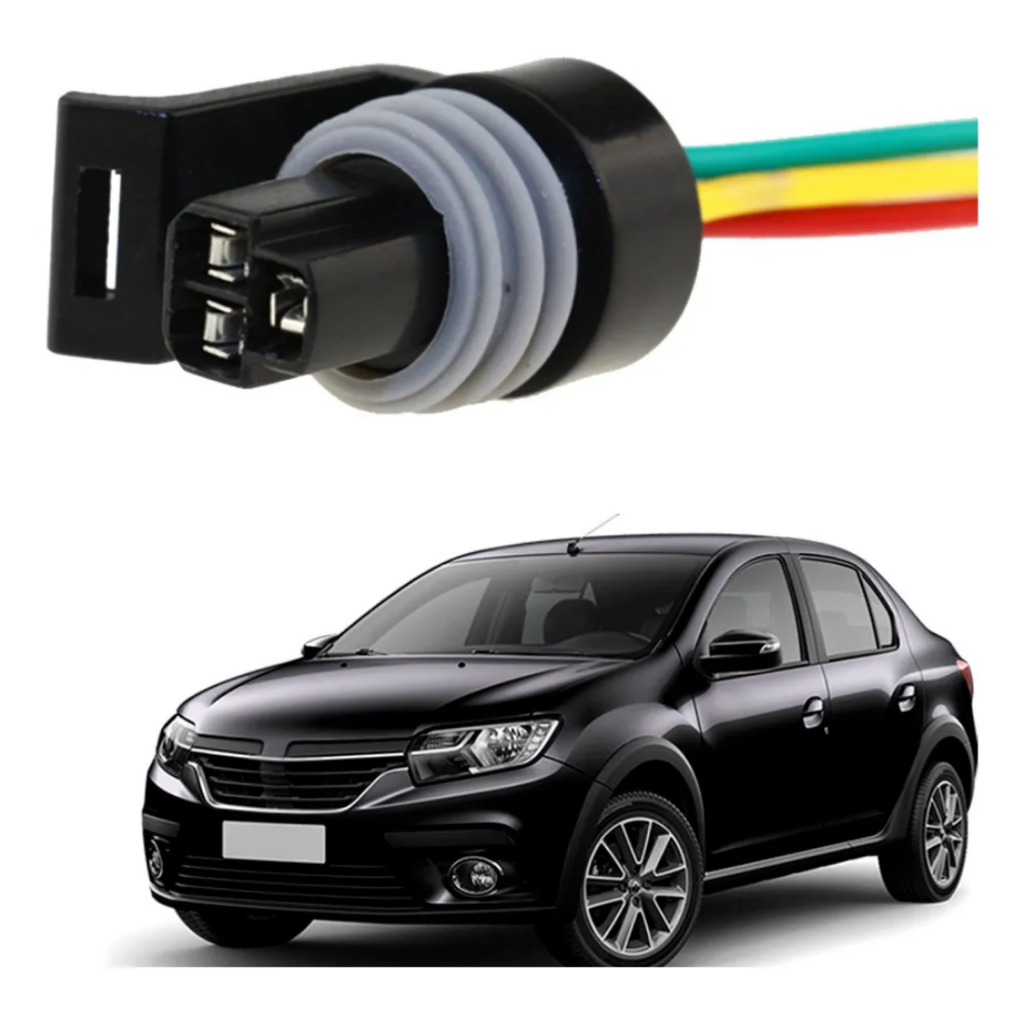 Conector Chicote Do Pressostato Ar Condicionado Clio Logan S