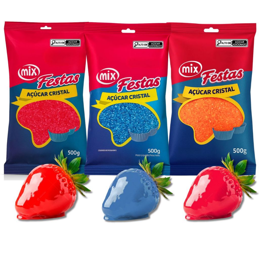 Açúcar Cristal Colorido Mix: Onde Comprar | BuscaProdutos