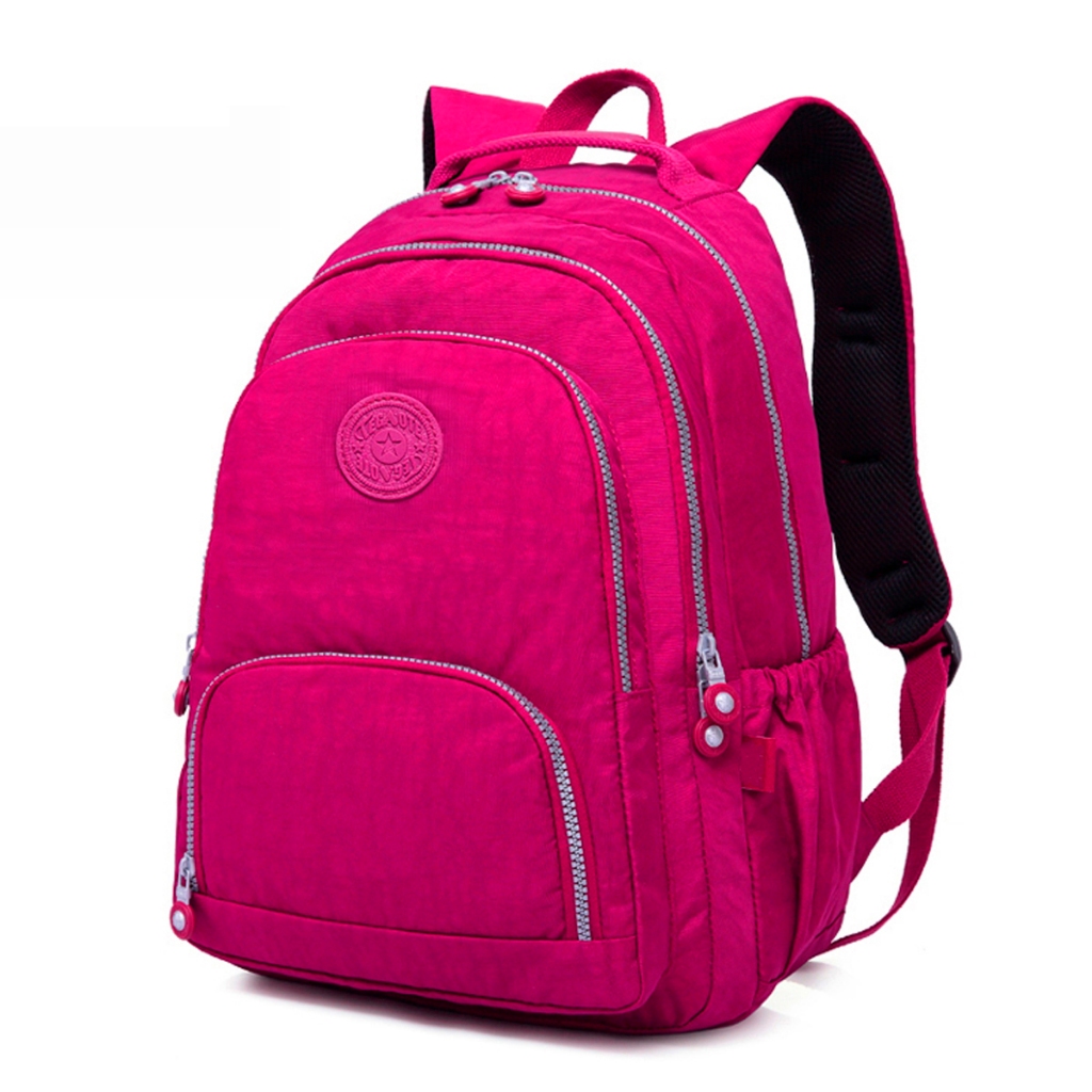 Mochila Fofa Feminina Leve Escolar Impermeável Tactel Bolsa Estilosa Viagem Trabalho Fashion Mochilas Notebook Moderna