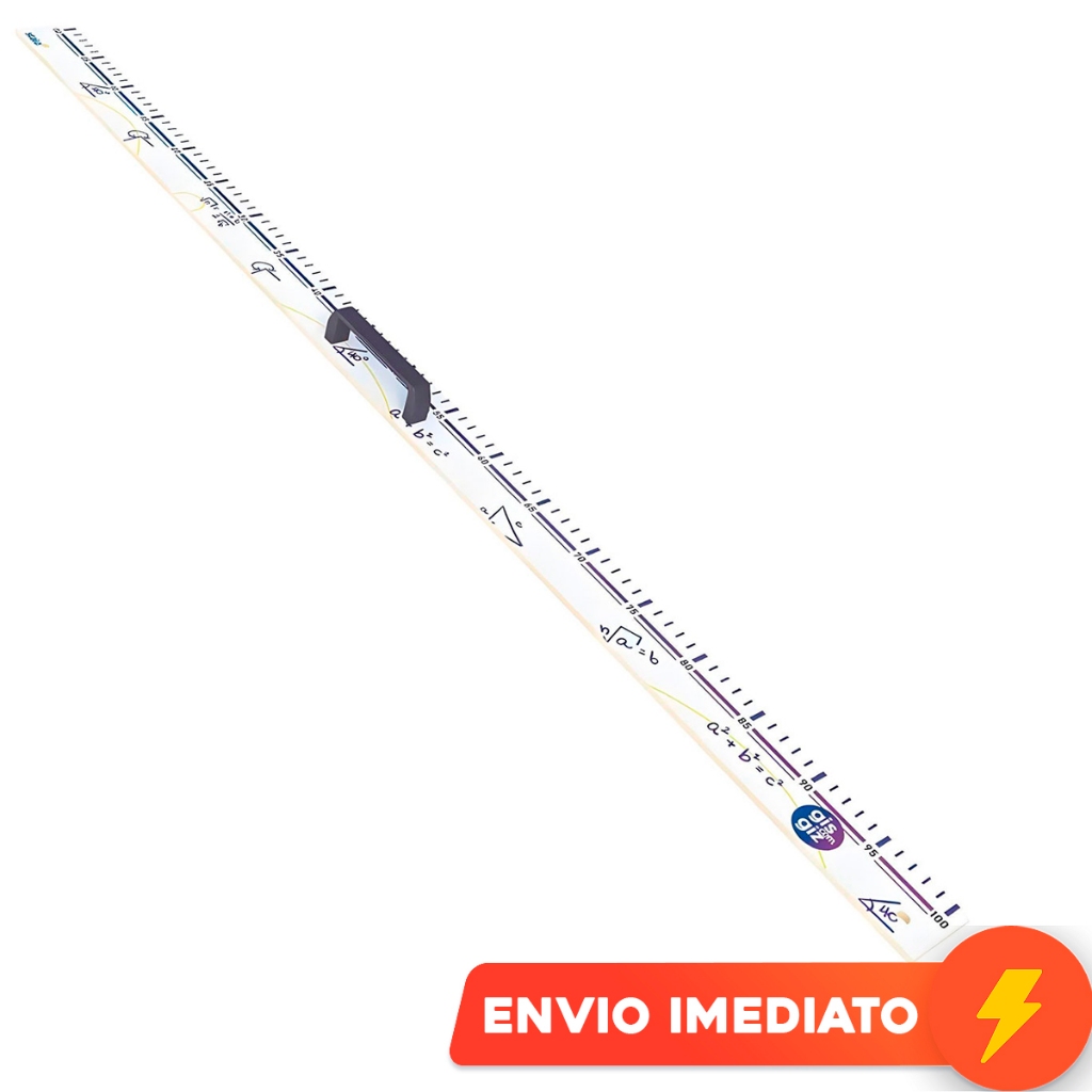 Régua 100cm De Madeira Para Quadro Lousa Com Pegador Escolar Artesanato em Oferta na Shopee