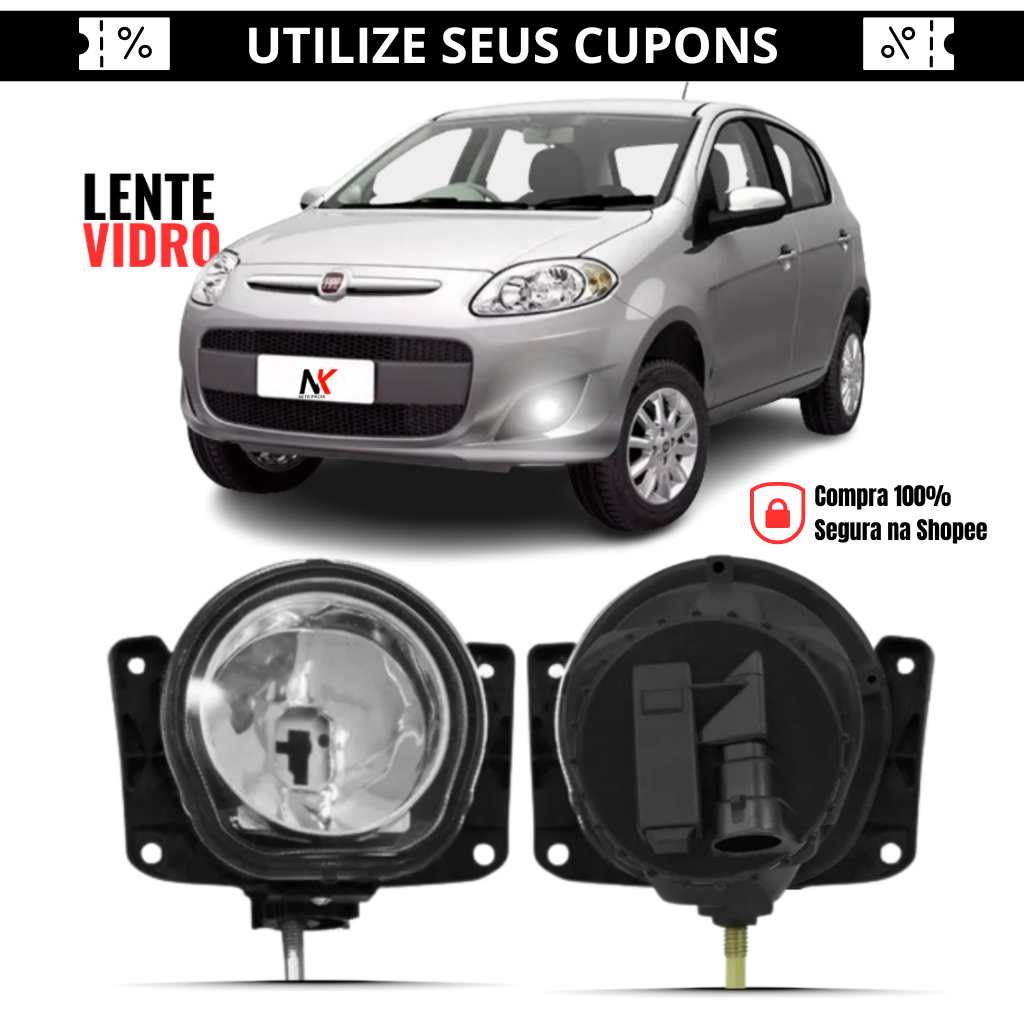 Farol Milha Palio G5 2012 2013 2014 2015 2016 2017 2018 Essence Attractive Sporting