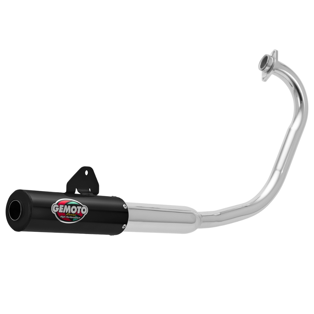 Escapamento Escape Para Moto Gemoto Racing Compatível  Suzuki Intruder 125 2002 A 2015 Em Aço em Oferta na Shopee