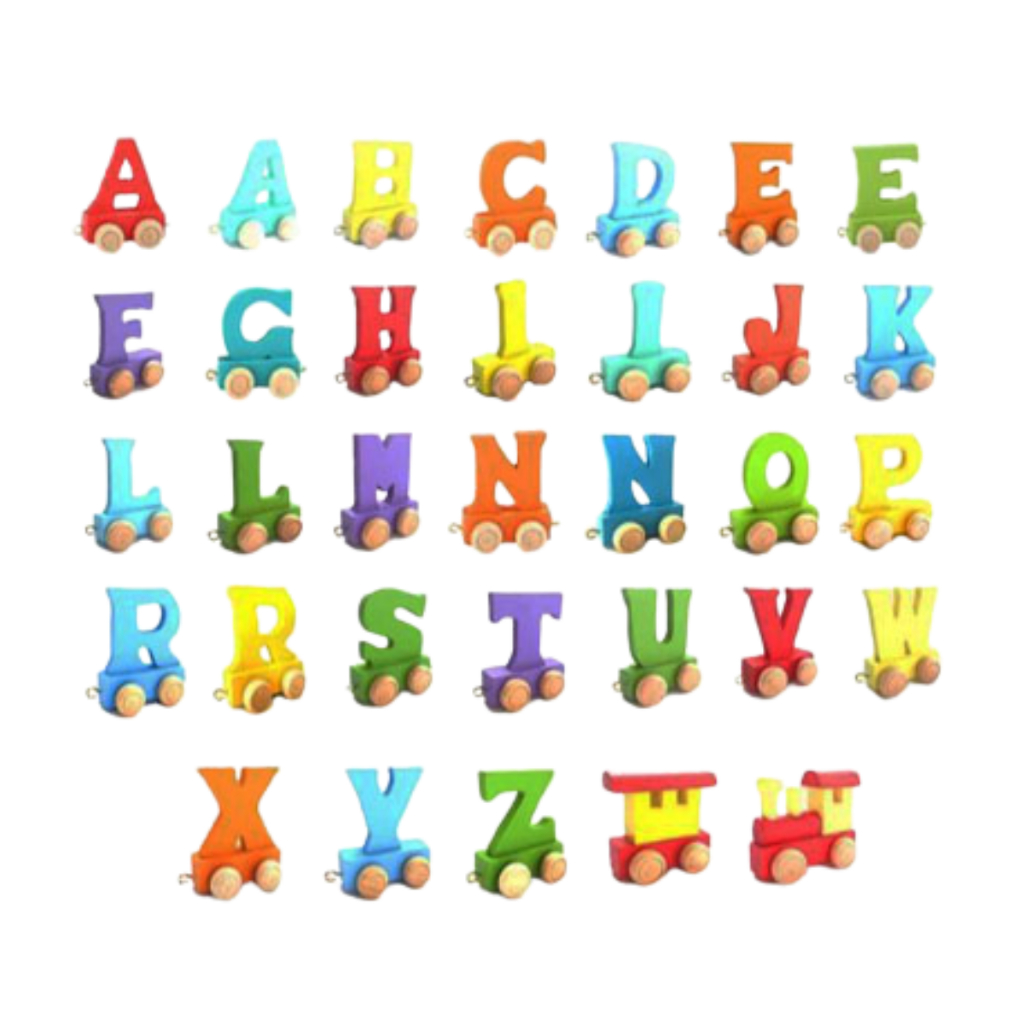 Trem Magnético de Madeira, Quebra-Cabeça Digital e Conjunto de Montagem para Aprendizado em Oferta na Shopee